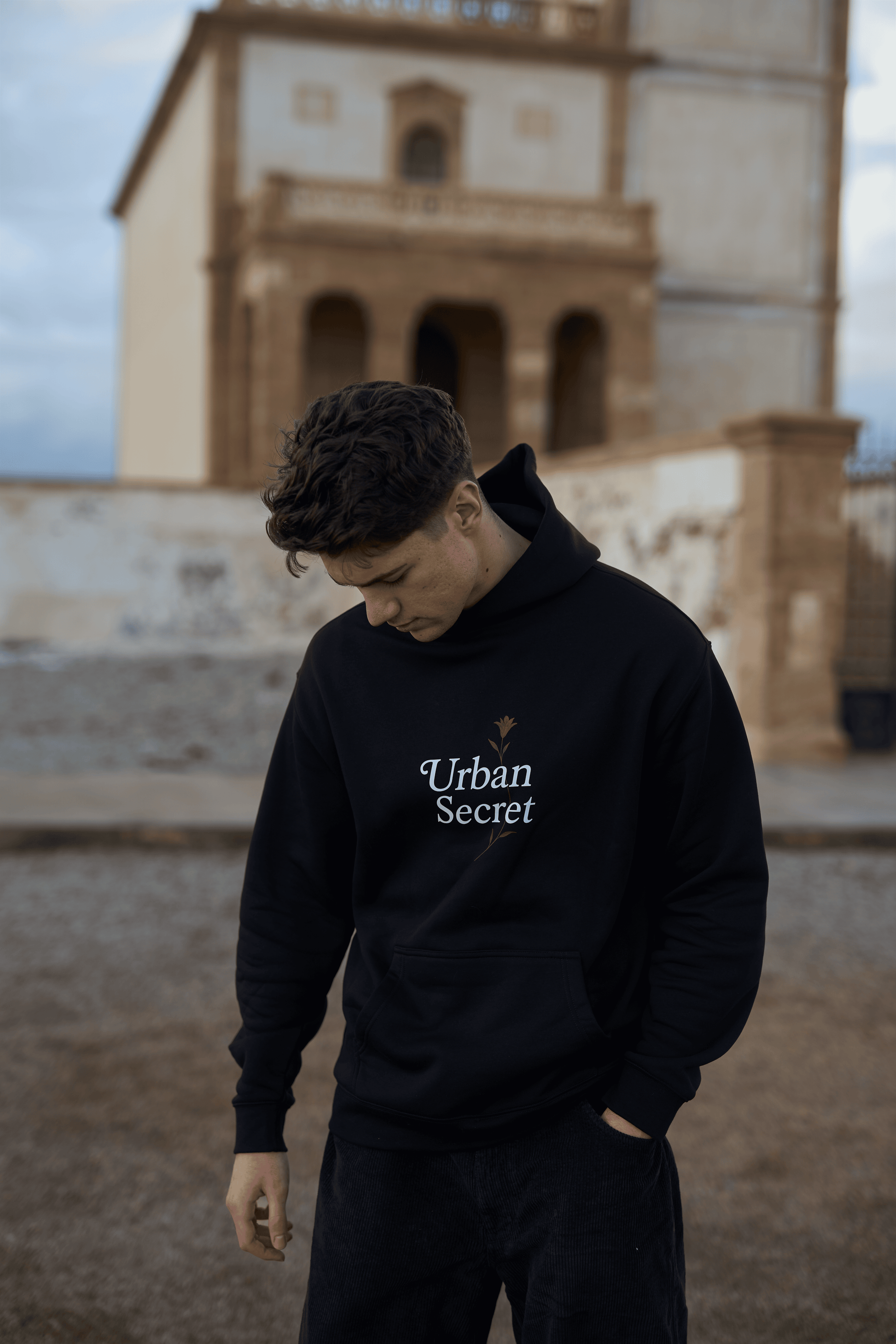 Sudadera oversize unisex red angel