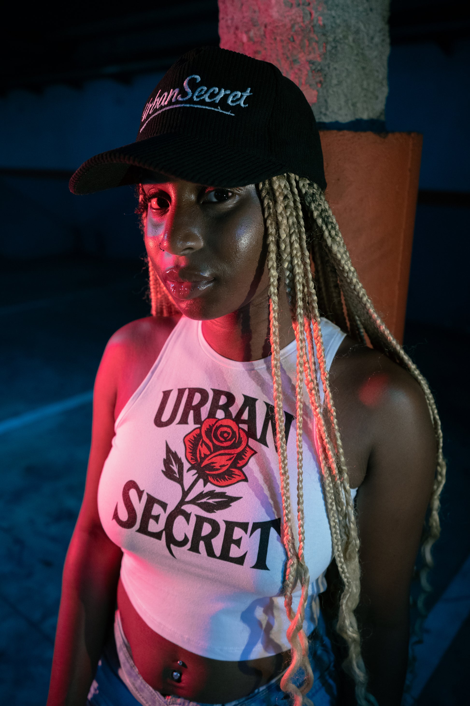 Top blanco "Rosa" UrbanSecret