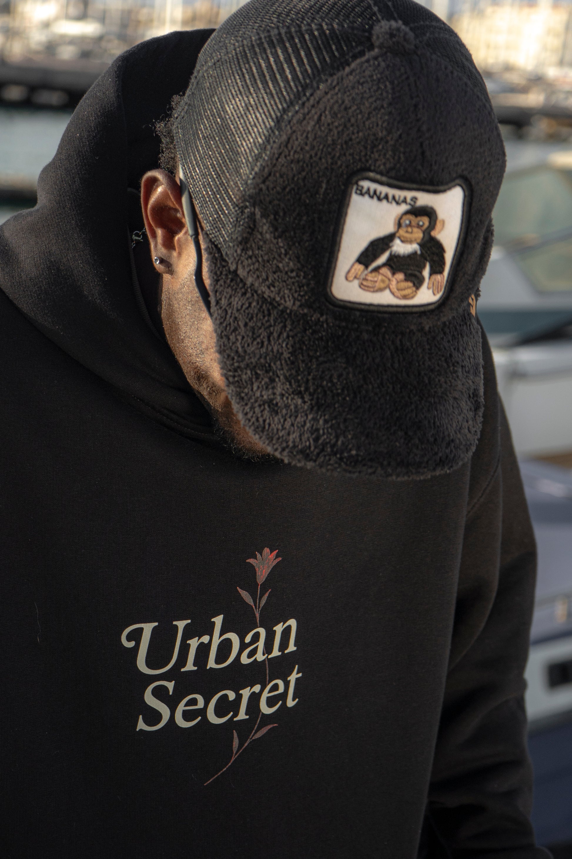 Sudadera oversize unisex red angel